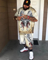 Plus Size Men's Joker Set