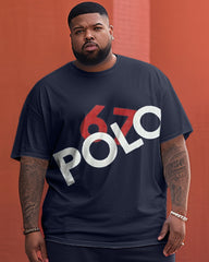 Men's Plus Size Polo 67 Two-Piece Set