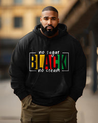 Big Guys No Sugar No Cream Long Sleeve Hoodie