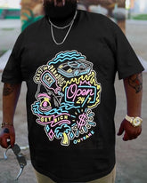 Plus Size Black Get Rich T-Shirt