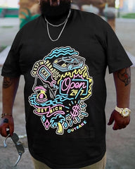 Plus Size Black Get Rich T-Shirt