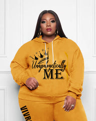 Women's Plus Size Unapologetically Me Hoodie Set