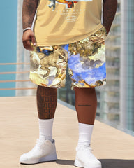 USD Cupid Angel Personalized Print Large Men's Set