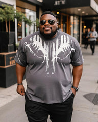 Big Man's Revenge Print Top T-Shirt