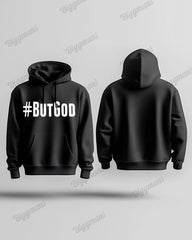 Cotton-BUT GOD Printing Women's Loose Oversized Hoodie