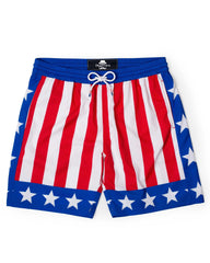 Big & Tall Men's Hawaii. Everyday Casual-Rocky "Heart On Fire" Mixed Shorts