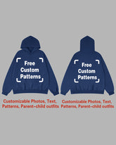 Custom Plus Size Hoodie (You Can Upload Pictures, Text, Logo, Etc. To Customize Your Interesting Hoodie)