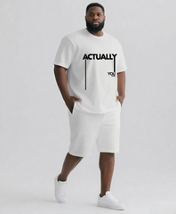 Your Limits Are 90% Mental Actually You Can Striped 2-Piece T-shirt Set