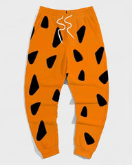 Big Men's Street Fashion Tie Cartoon Print Hoodie Set