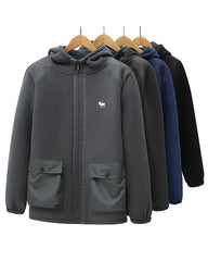 Big & Tall Men's Warm Thickened Fleece Hoodie Jacket 2XL-6XL