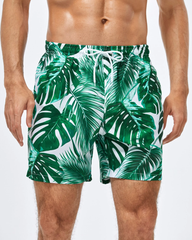 Men's Big & Tall Large Printed Swim Trunks