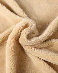 Big & Tall Men's Red DON'T STOP Believin' Santa Claus Playing Guitar Printed Velvet Thickened Long Hooded Coat