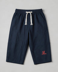 L-9XL Japanese Plus Size Solid Color Cotton Linen Casual Mid-length Pants