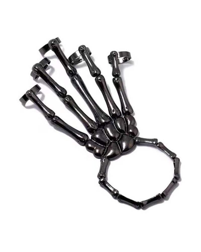 Retro Punk Ghost Hand Skull Mitten Bracelet