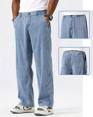 M-5XL Summer Ultra-thin Tencel Jeans Ice Silk Trousers