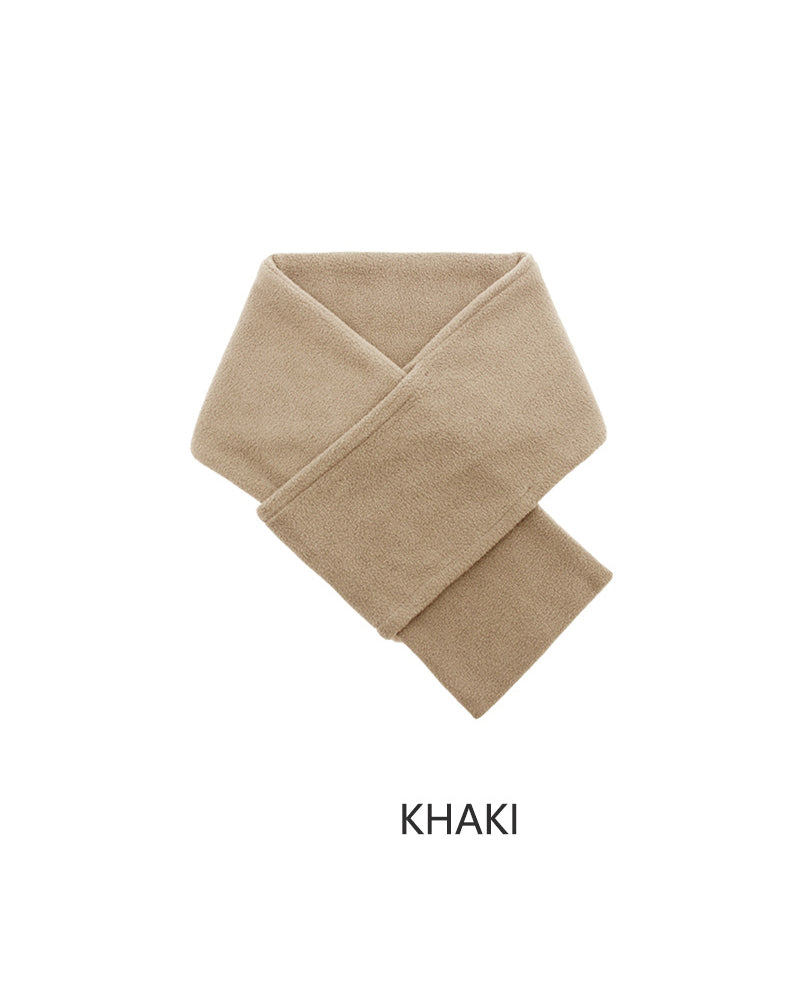 Simple Solid Color Men's Fleece Scarf