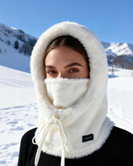 Thickened Scarf Mask Integrated Ear Protection And Windproof Cap