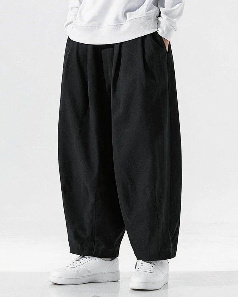 Big & Tall Men's Wide Leg Lantern Casual Pants M-5XL