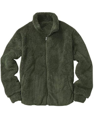 Ig & Tall Men's Solid Color Thickened Velvet Collar Jacket M-2XL