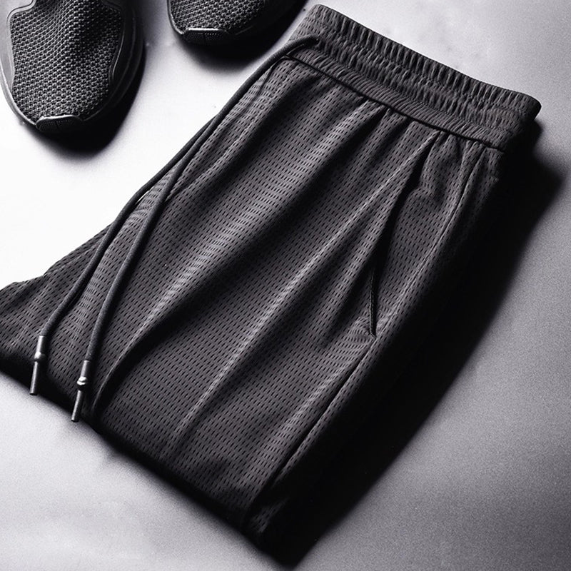 Mesh Ice Silk Casual Quick-Dry Trousers L-5XL