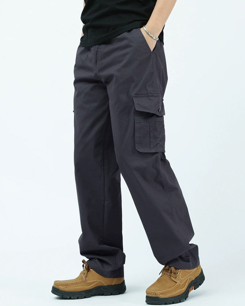 Big & Tall Men's Casual Tooling Straight Pants M-5XL