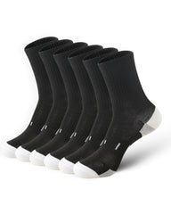 5 Pairs/10 Pairs Men/Women Solid Color Ankle Socks,  Black & White, Versatile Crew Socks For All Seasons, Fall