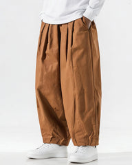 Big & Tall Men's Wide Leg Lantern Casual Pants M-5XL