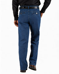 Large-size High-waist Loose Straight-Leg Jeans For Middle-aged And Elderly