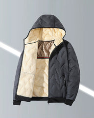 Big & Tall Men's Graphene Ultrasonic Plus Velvet Jacket M-8XL