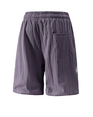 L-9XL Jacquard Texture Plaid Casual Shorts