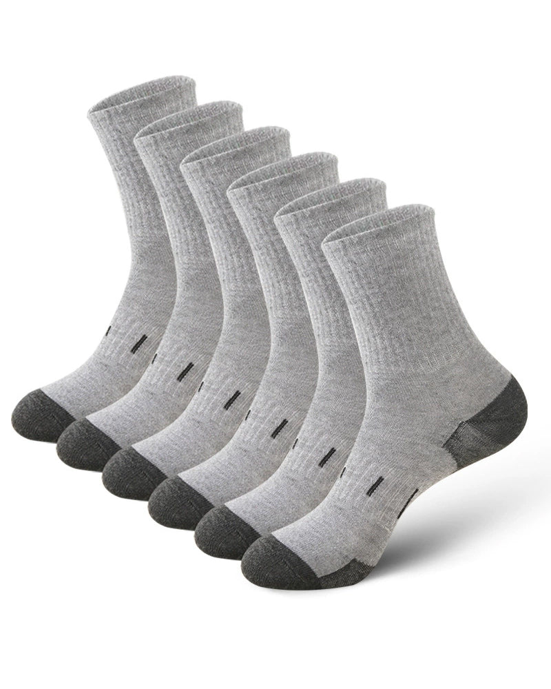 5 Pairs/10 Pairs Men/Women Solid Color Ankle Socks,  Black & White, Versatile Crew Socks For All Seasons, Fall