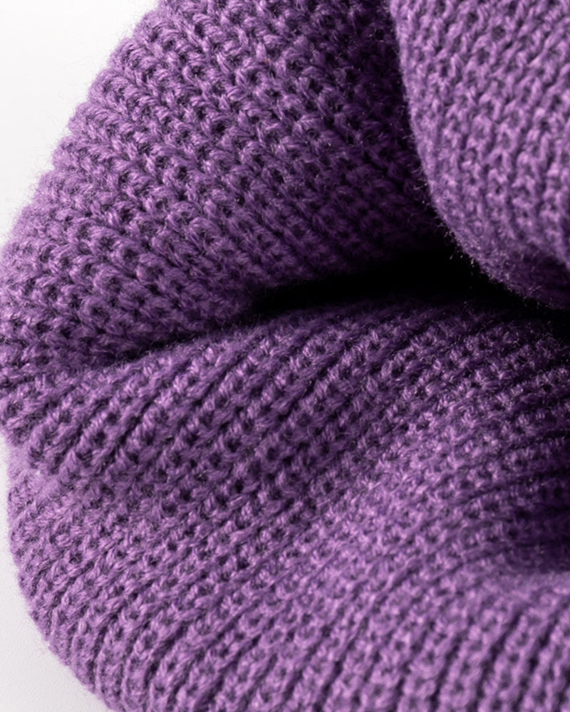 Solid Color Knitted Outdoor Cold-proof Wool Hat