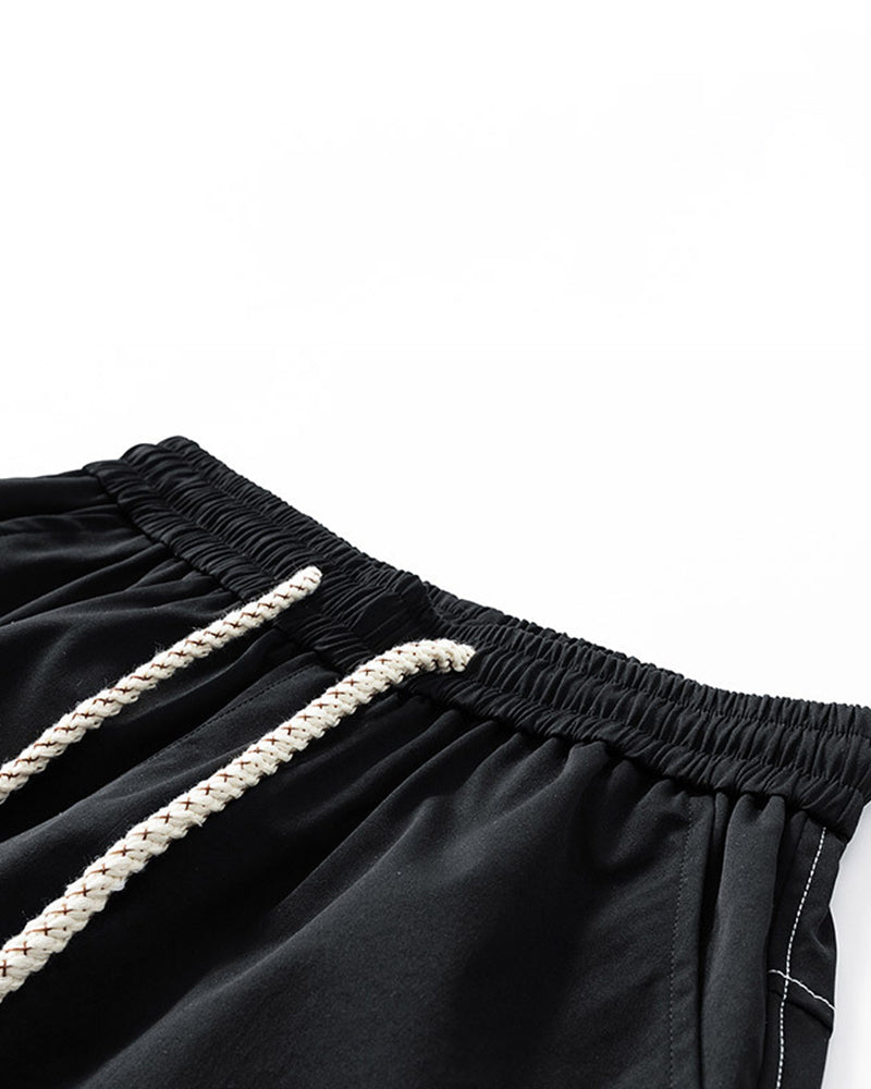 M-8XL Casual Sports Loose Wide-leg Shorts