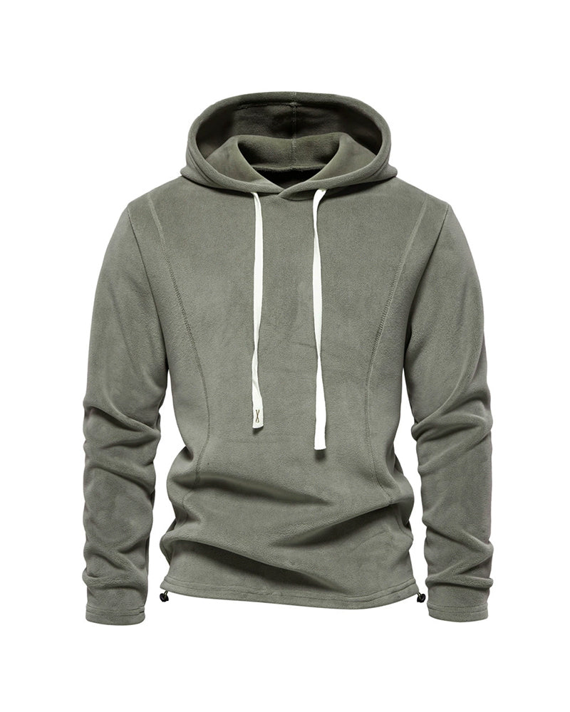 Big & Tall Men's Fleece Long Sleeve Hooded Sweater S-2XL