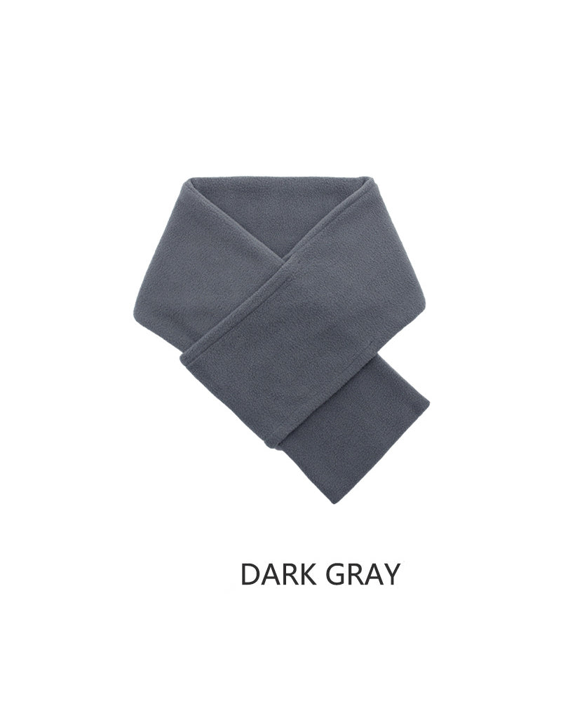 Simple Solid Color Men's Fleece Scarf