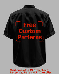 Customized Plus Size Short-sleeved Shirt (You Can Upload Pictures, Text, Logo, Etc. To Customize Your Interesting Short-sleeved Shirt )