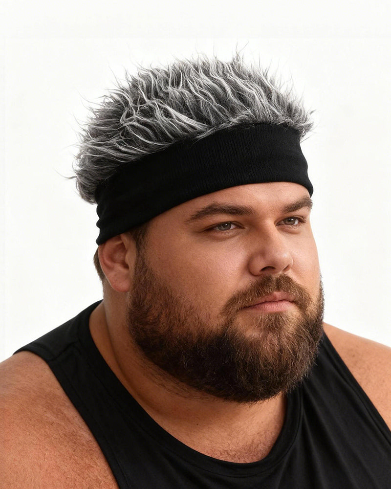 Winter One-piece Knitted Hat Funny Hip Hop Wig Hat