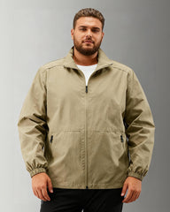 Big & Tall Men's Standing Collar Quick-drying Thin Outdoor Assault Jacket M-5XL