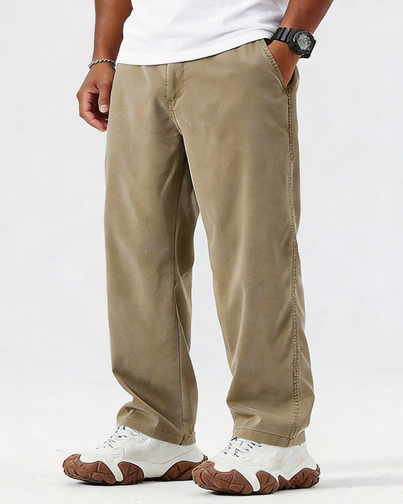 M-5XL Summer Ultra-thin Tencel Jeans Ice Silk Trousers