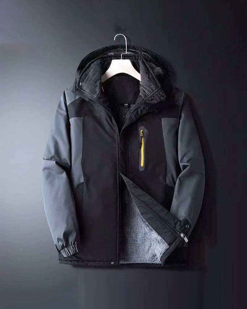 Big & Tall Men's Thickened Waterproof Warm Large Size Charge Clothes L-5XL