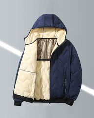 Big & Tall Men's Graphene Ultrasonic Plus Velvet Jacket M-8XL