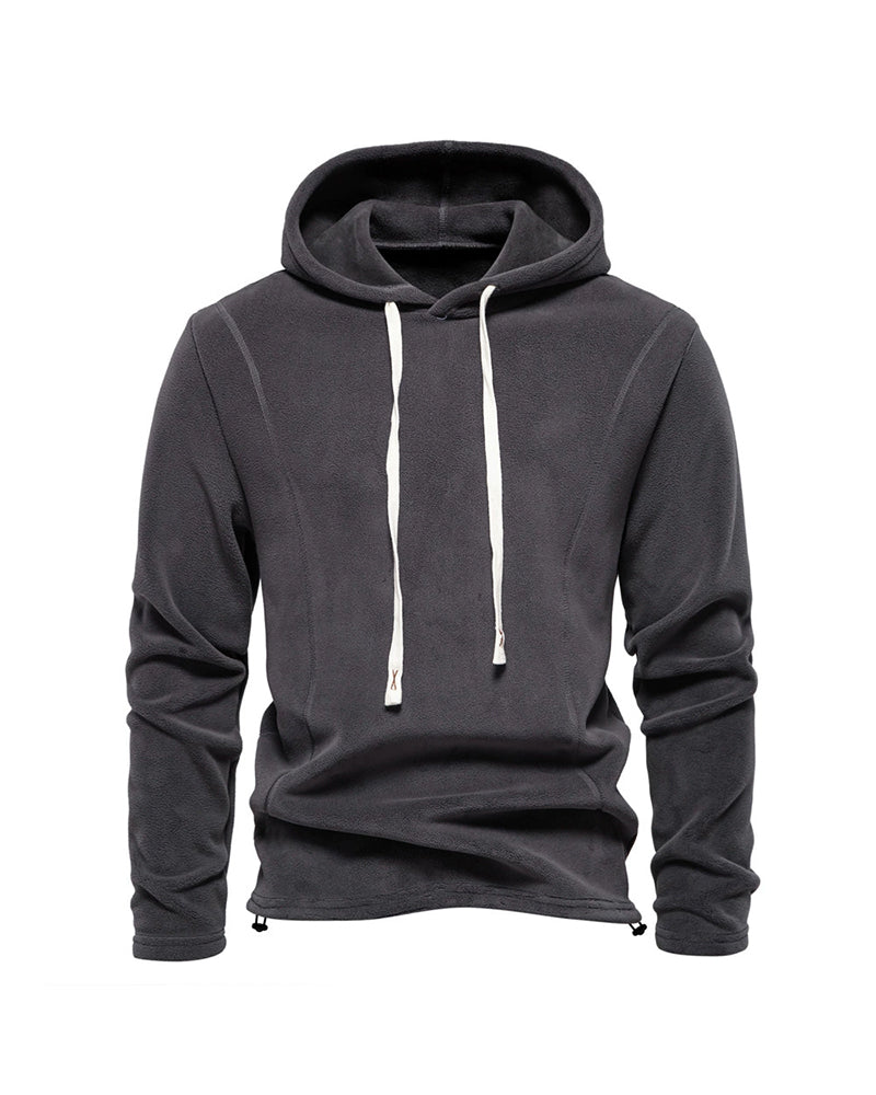 Big & Tall Men's Fleece Long Sleeve Hooded Sweater S-2XL