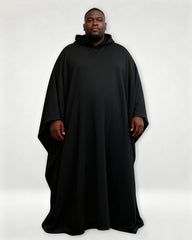 Big & Tall Men's Punk Hooded Button Loose Cloak