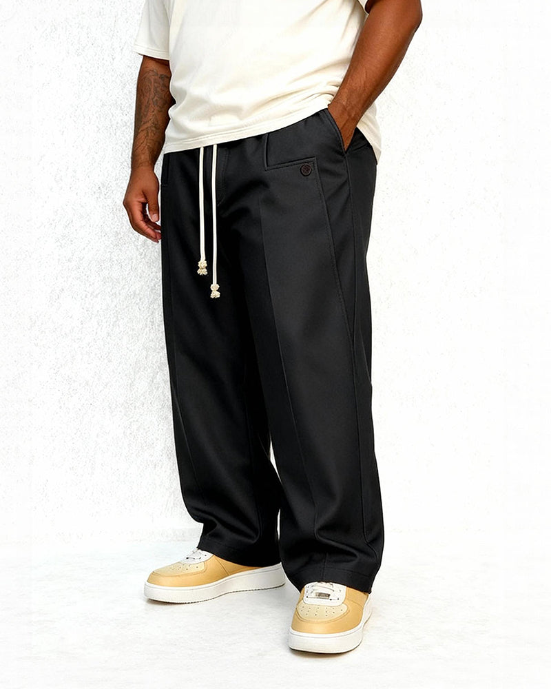 Big & Tall Men's Autumn And Winter New Pants Men's Casual Loose Straight Pants S-3XL