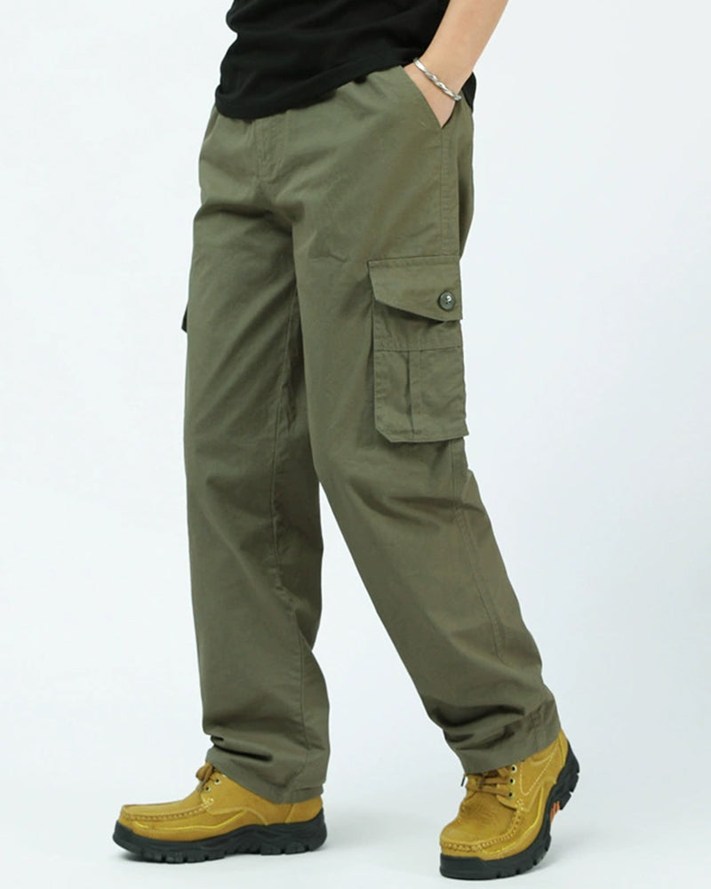 Big & Tall Men's Casual Tooling Straight Pants M-5XL