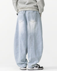 M-5XL Vintage Harlan Wide Leg Scimitar Jeans