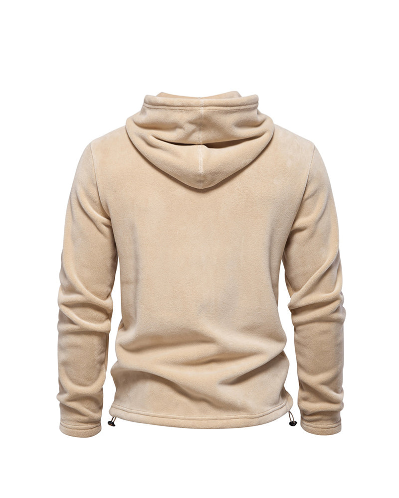 Big & Tall Men's Fleece Long Sleeve Hooded Sweater S-2XL