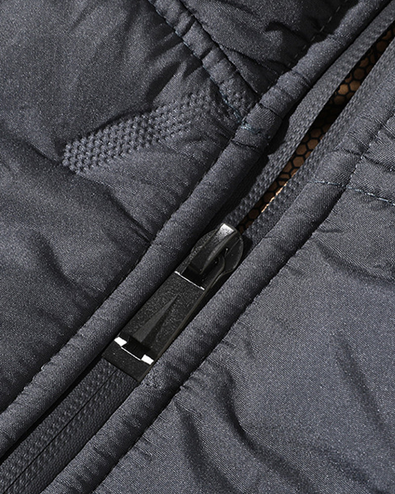 Big & Tall Men's Graphene Ultrasonic Plus Velvet Jacket M-8XL