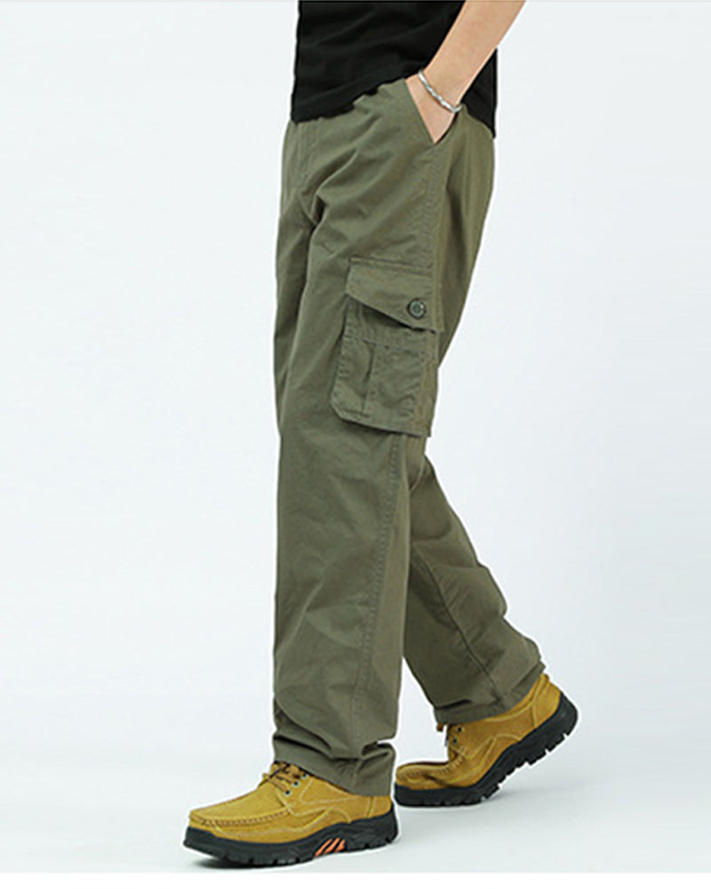 Big & Tall Men's Casual Tooling Straight Pants M-5XL