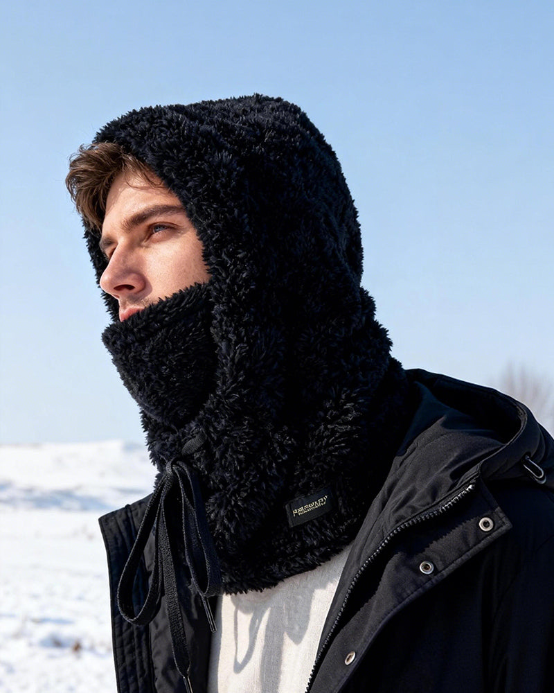 Thickened Scarf Mask Integrated Ear Protection And Windproof Cap